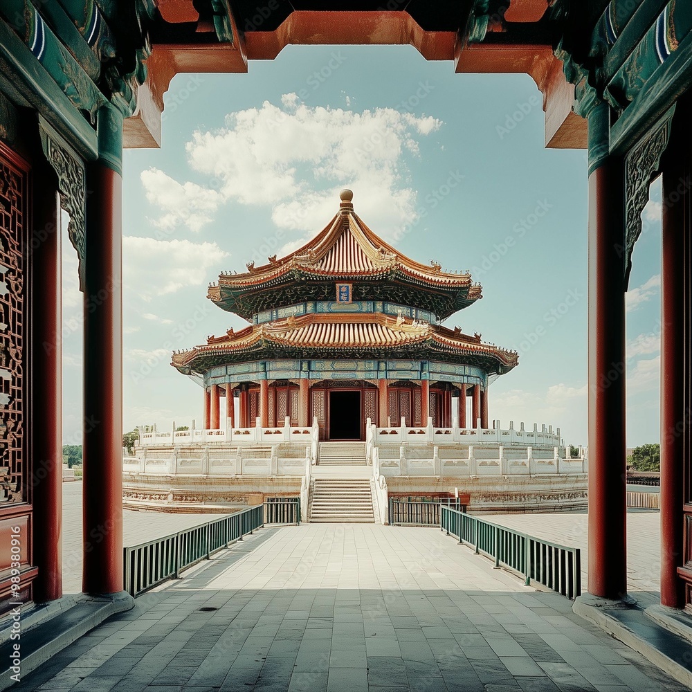 Obraz premium Chinese ancient architecture
