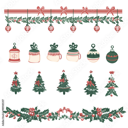New Year Icons and Elements Collection