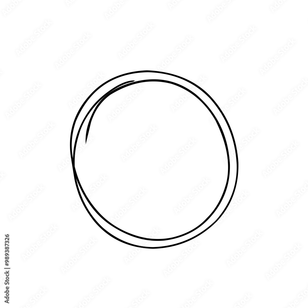 Hand Drawn Scribble Circle Sketch Hand Drawn Scribble Circle Sketch