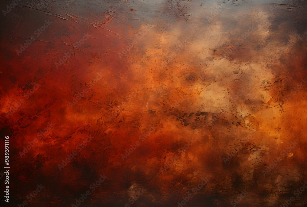 Dark Red and Orange Grunge Texture Background Dark Red and Orange Grunge Texture Background