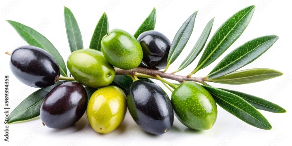 Olive Branch with Green and Black Olives, Mediterranean, Food , olive, branch Olive Branch with Green and Black Olives, Mediterranean, Food , olive, branch