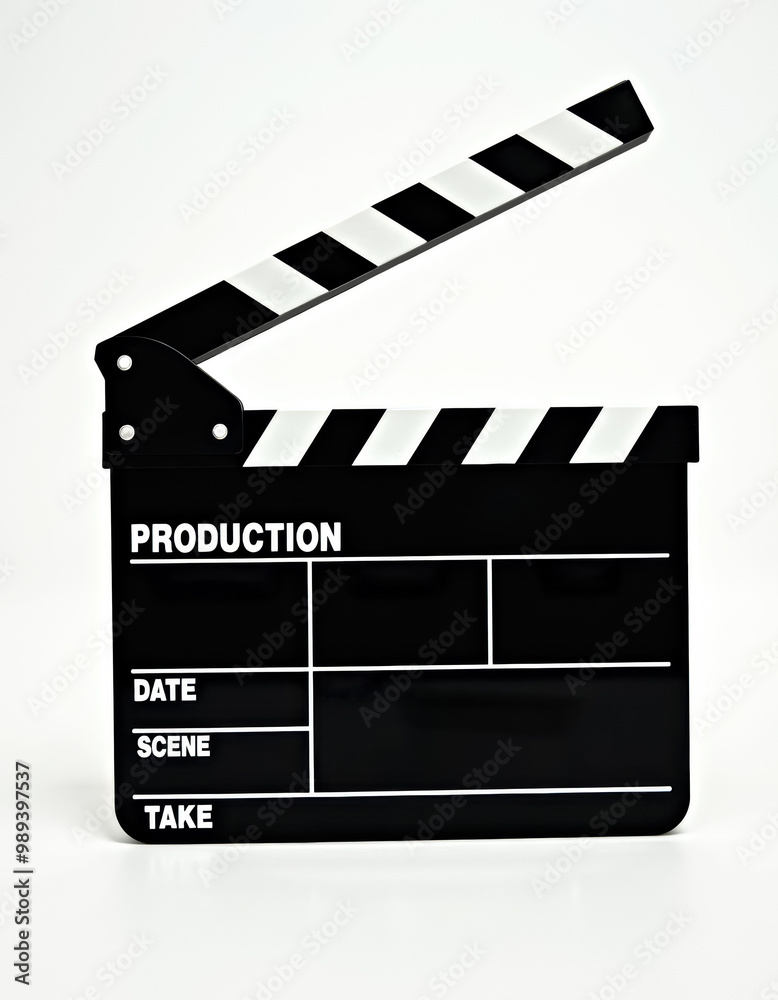 Obraz premium 白のカチンコ