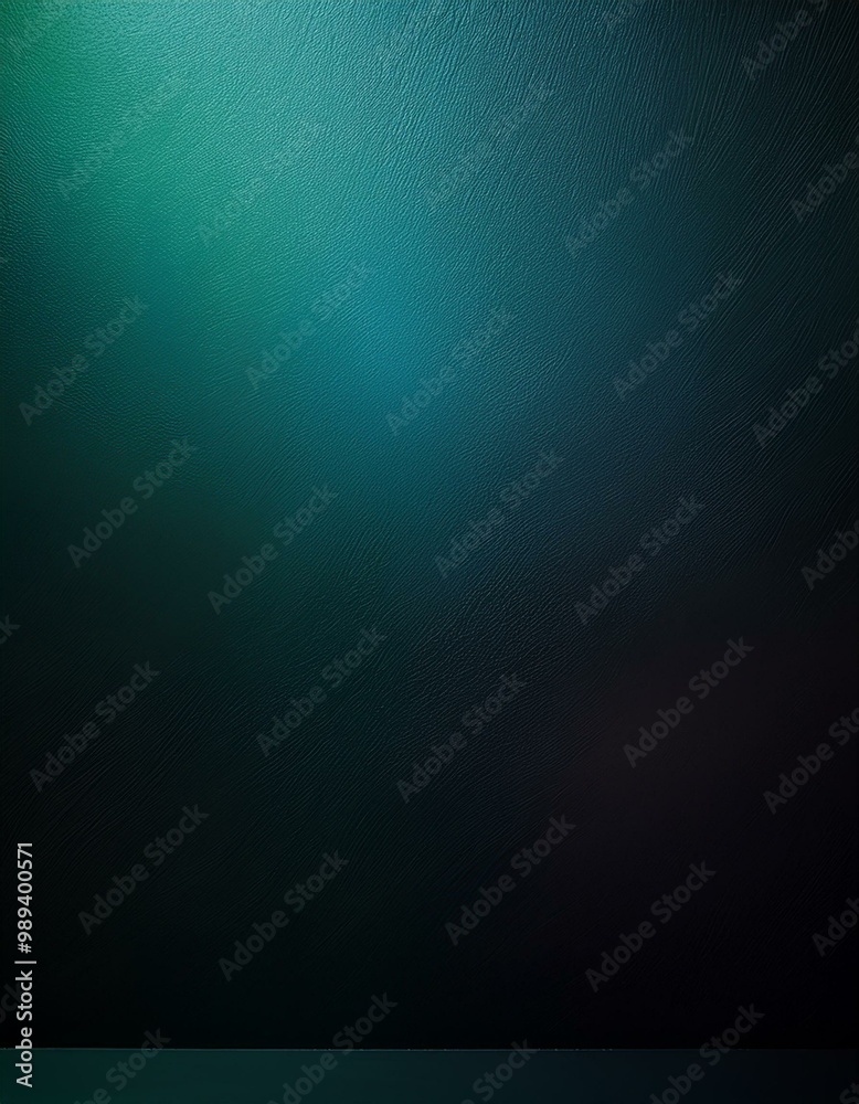 Obraz premium Black blue and green abstract texture background with a color gradient