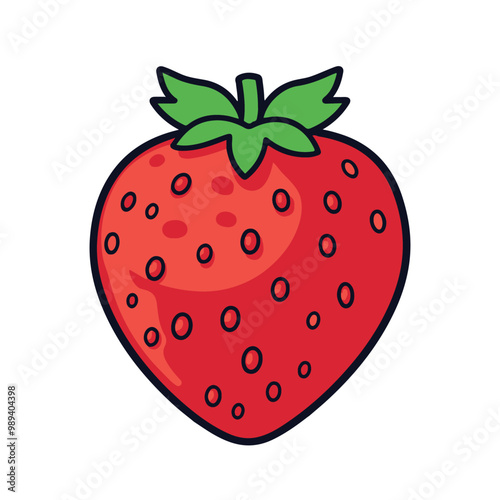 vector of illustration of  strawberry
