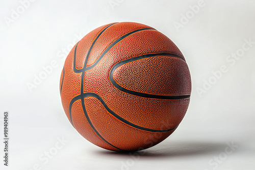 Basketball Ball On A White ...