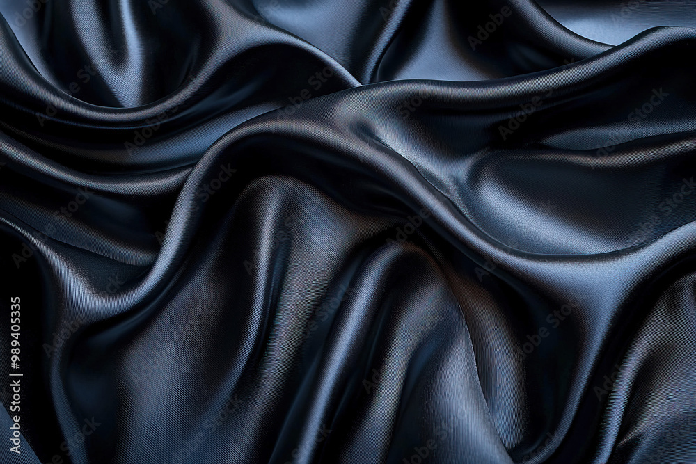 Obraz premium Black Satin Background