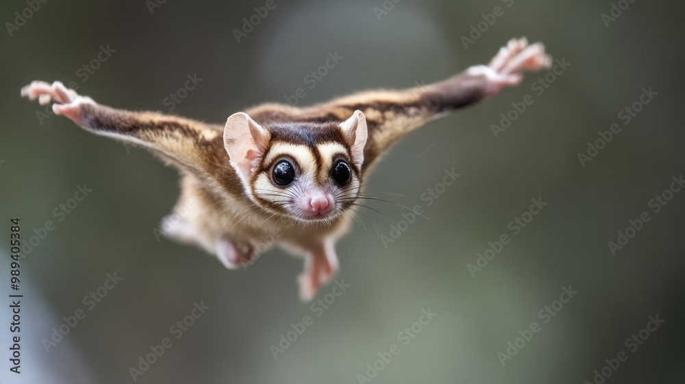 Close-Up of a Flying Sunda Colugo Close-Up of a Flying Sunda Colugo