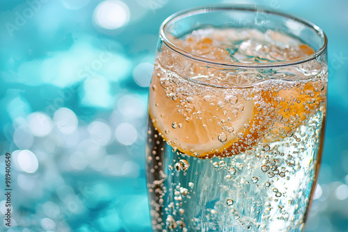 Champagne Bubbles Background
