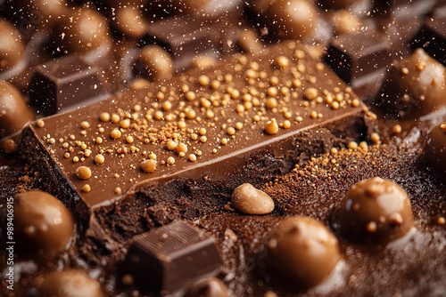 Chocolate Caramel Background