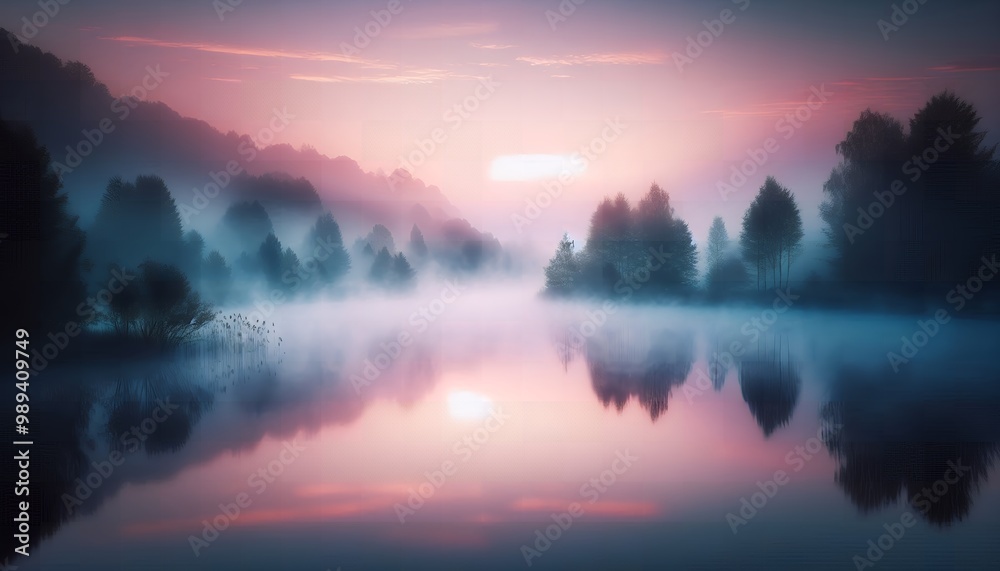 Fototapeta premium sunrise in the mountains