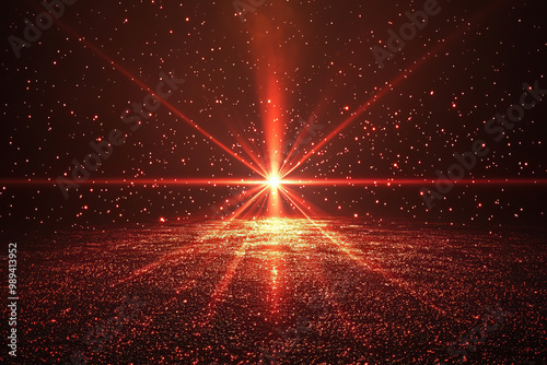 Red Laser Background