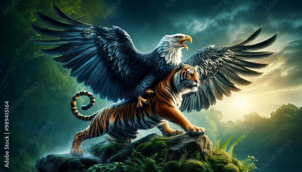 Fototapeta premium eagle in flight
