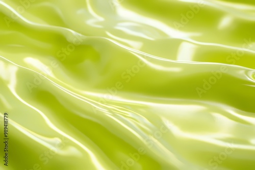 Bright Lime Green Smooth Surface Background photo