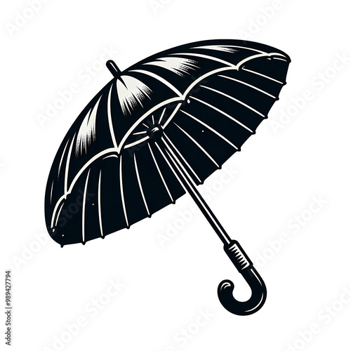 An umbrella vector with transparent background