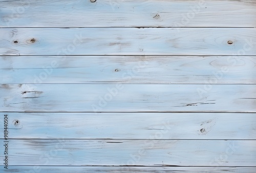 Light Blue Shabby Chic Wooden Background Texture