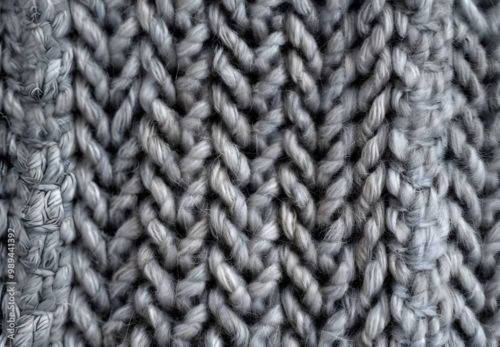 Light Gray Woolen Fabric Knit Texture Background Light Gray Woolen Fabric Knit Texture Background