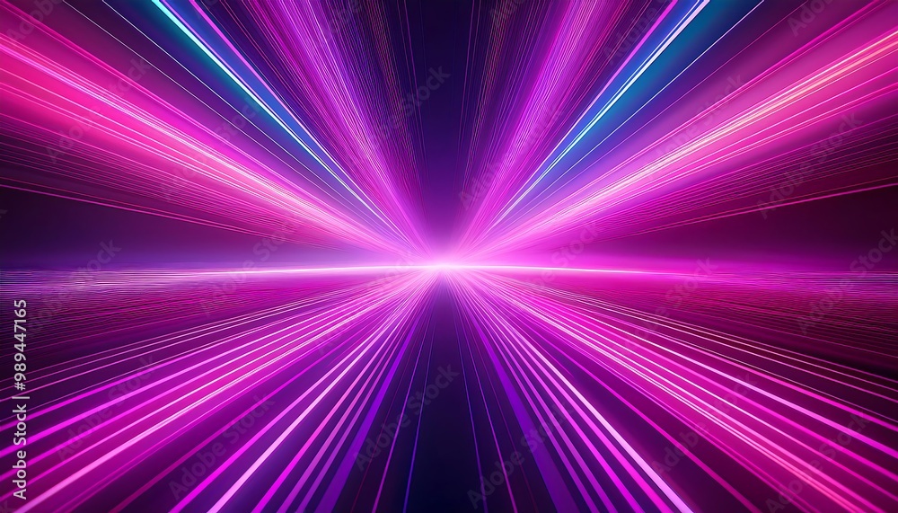 Neon speed rays abstract background. A burst of pink light energy. The movement of luminous purple rays in space.
Neon speed rays abstract background. A burst of pink light energy. The movement of luminous purple rays in space.