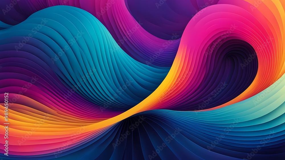 abstract colorful background with waves abstract colorful background with waves