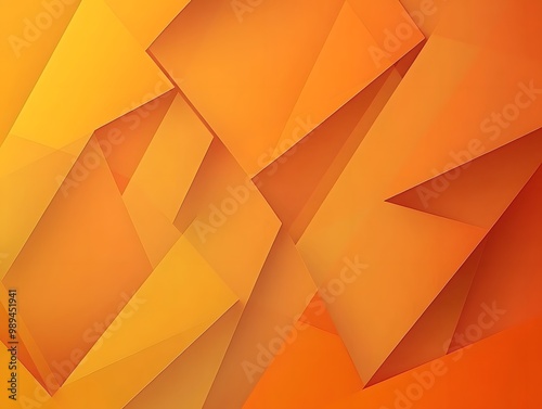 Abstract Orange Diagonal Triangle Pattern Background