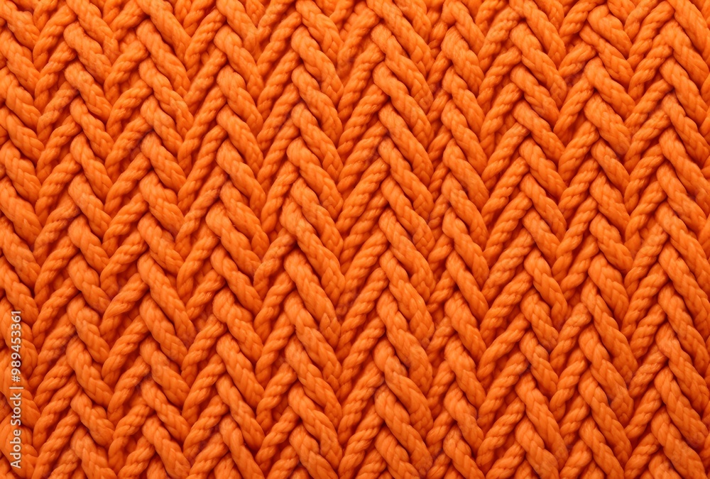 Orange Knitted Fabric Background Texture Orange Knitted Fabric Background Texture