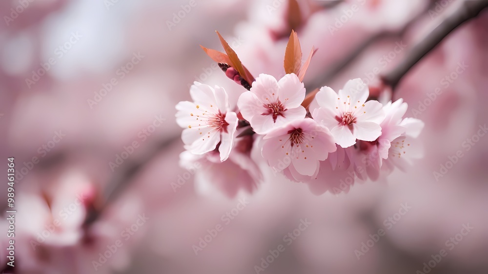 Obraz premium pink cherry blossoms