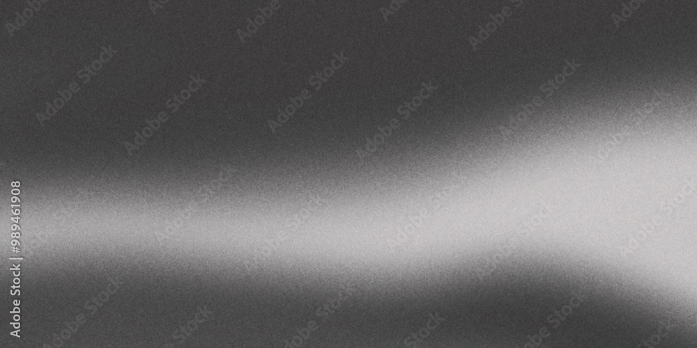 Obraz premium Dark grainy gradient background in shades of black and grey, featuring a blurred noise texture, ideal for headers, banners, or posters