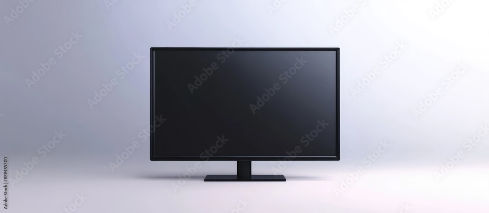 Isolated LCD TV monitor on a clean background Isolated LCD TV monitor on a clean background