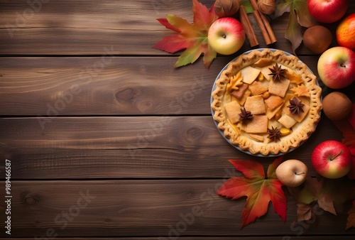 Apple Pie Autumn Tabletop Photography photo