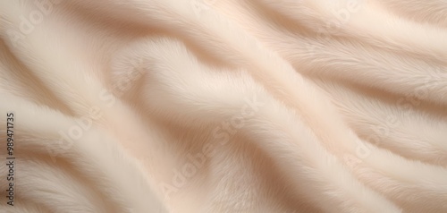 Creamy Wool Fabric Texture, Macro Shot