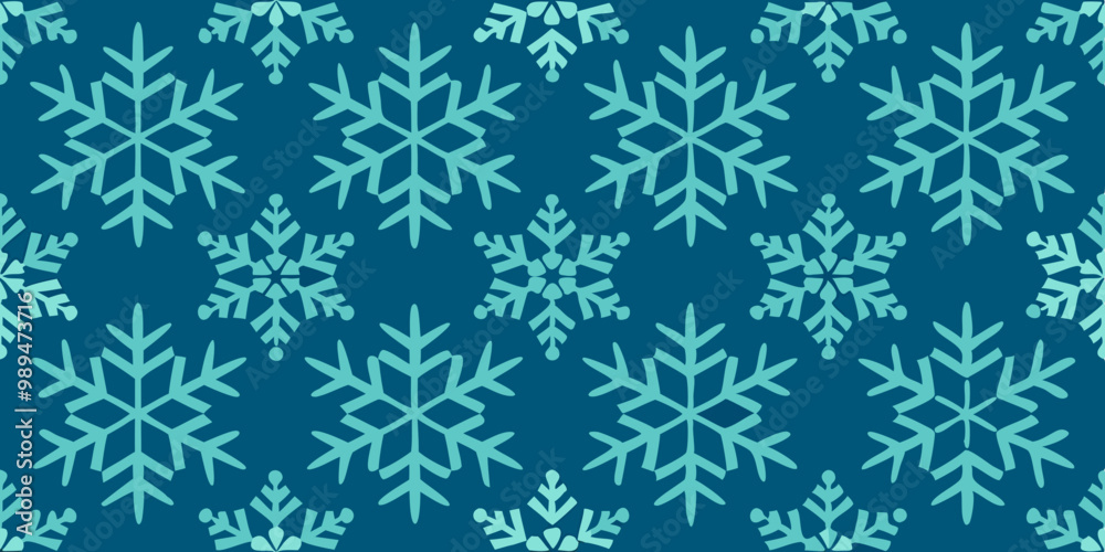 Snowflakes Seamless Pattern Texture Snowflakes Seamless Pattern Texture