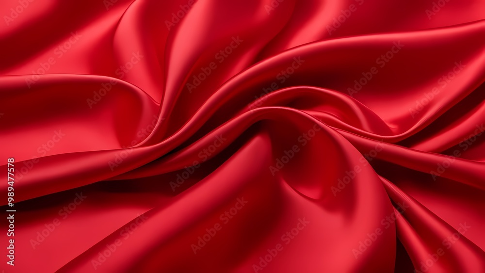 Obraz premium red satin background