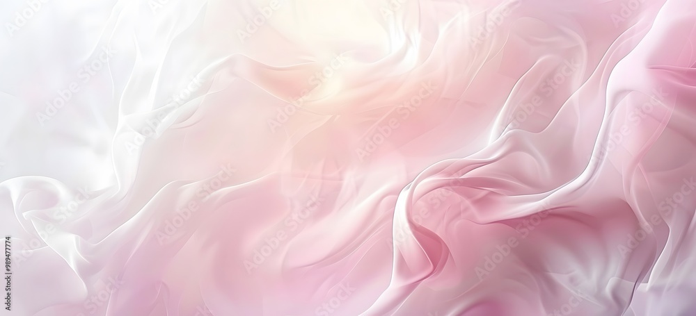 Fototapeta premium Abstract Pink & White Gradient Background