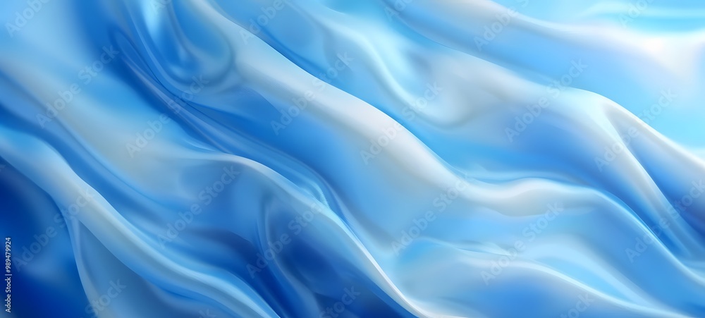 Abstract Blue Gradient Background With Blurred Light for Presentation Design Abstract Blue Gradient Background With Blurred Light for Presentation Design