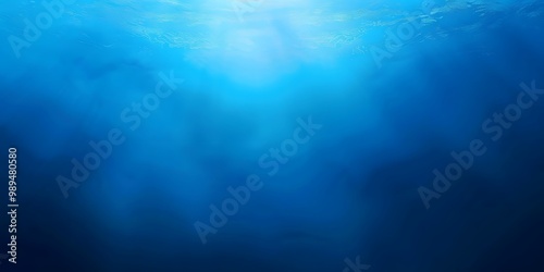 Abstract Blue Gradient Ocean Background