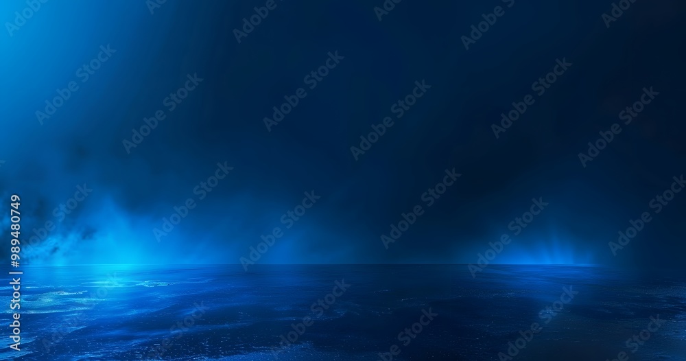 Abstract Blue Gradient Background with Blurred Light and Shadow Abstract Blue Gradient Background with Blurred Light and Shadow