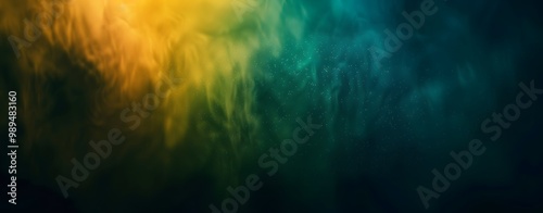 Abstract Blurred Gradient Background Green Blue Yellow