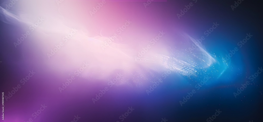 Obraz premium Abstract Purple Blue Gradient Background With Film Texture