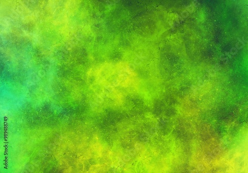 Fondo abstracto en tonos verdes y amarillo. Fondo brillante verde