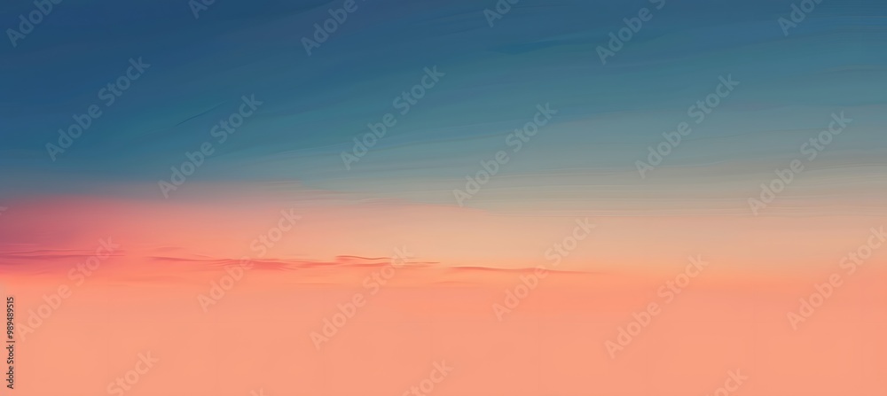 Obraz premium Abstract Sunset Gradient Sky Background