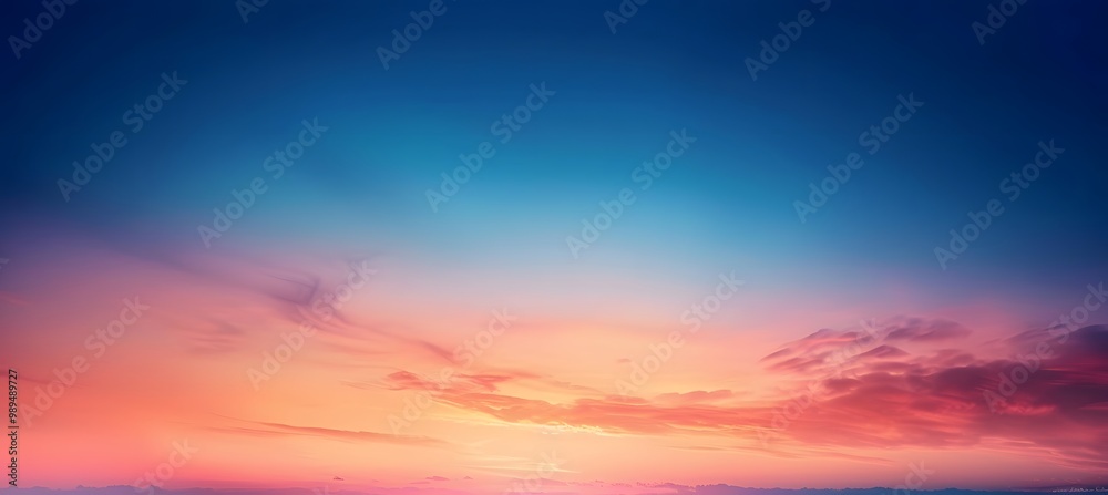 Obraz premium Abstract Sunset Sky Gradient Background