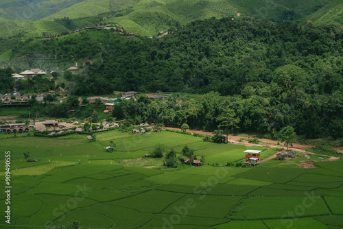 The Landscape view of Sapan, Nan Thailand