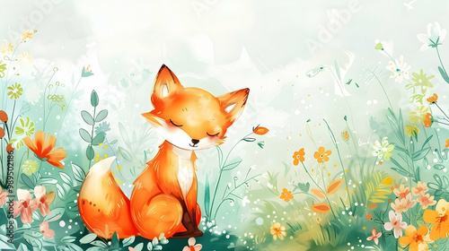 fox in the field