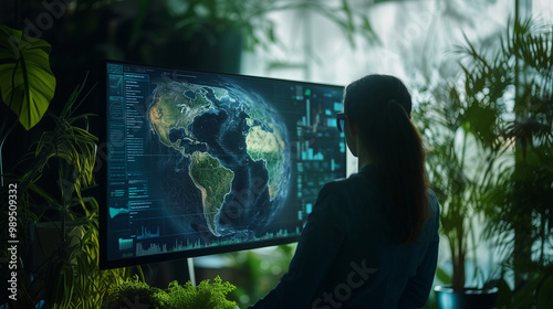 Earth's Digital Reflection: Adapting to Climate Change with Predictive Software