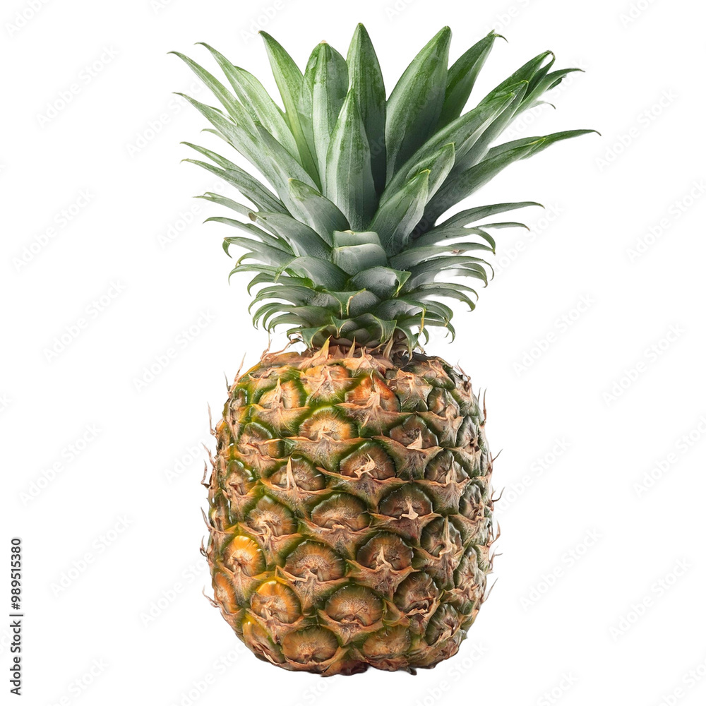 Pineapple Isolated On A Transparent Background Pineapple Isolated On A Transparent Background