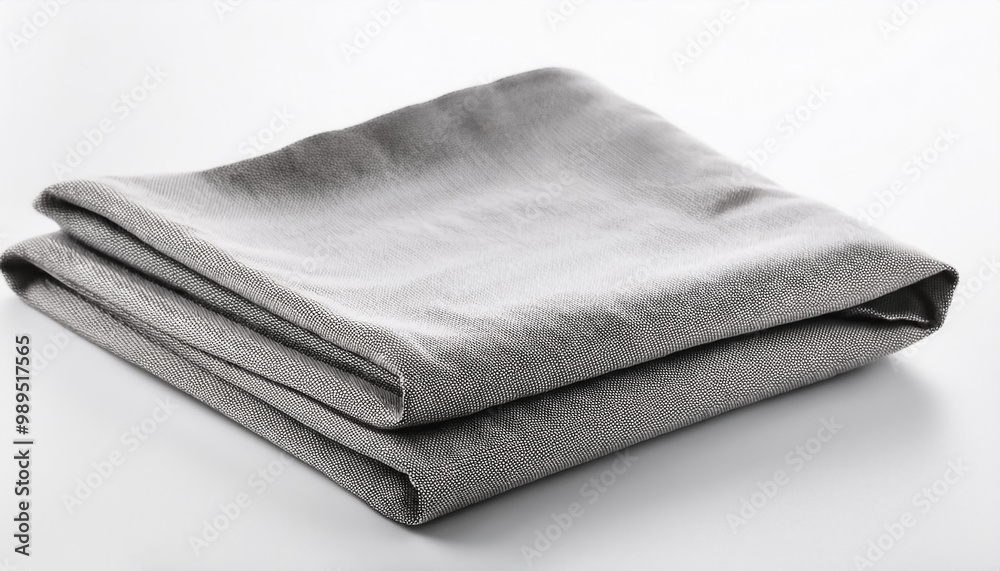 Plain folded cloth with white background Plain folded cloth with white background