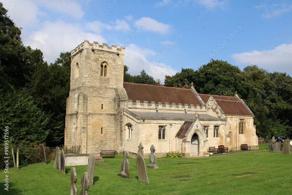 St Michael and All Angels Church, Brodsworth, Yorkshire. St Michael and All Angels Church, Brodsworth, Yorkshire.