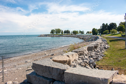 Canvas Print Toronto Scarborough Bluffs national park Ontario Canada