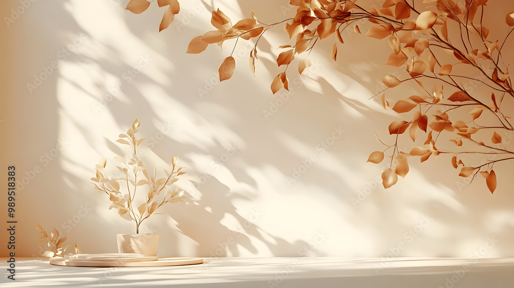 Background Shadow Studio Autumn Beige Plant Overlay Podium 3d White Light Design Table Product Room Empty Backdrop Bg Summer Minimal Place Kitchen Abstract Leaf Pattern Flower Texture : Generative AI Background Shadow Studio Autumn Beige Plant Overlay Podium 3d White Light Design Table Product Room Empty Backdrop Bg Summer Minimal Place Kitchen Abstract Leaf Pattern Flower Texture : Generative AI