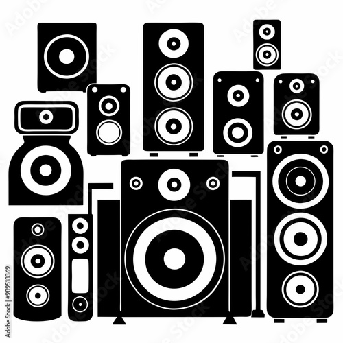 set of speakers