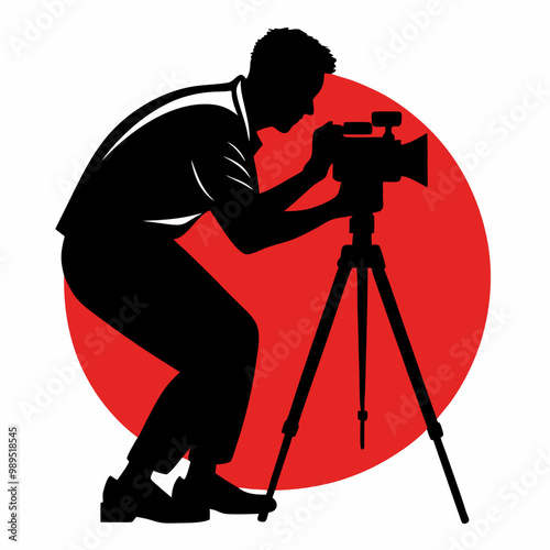 photographer in action